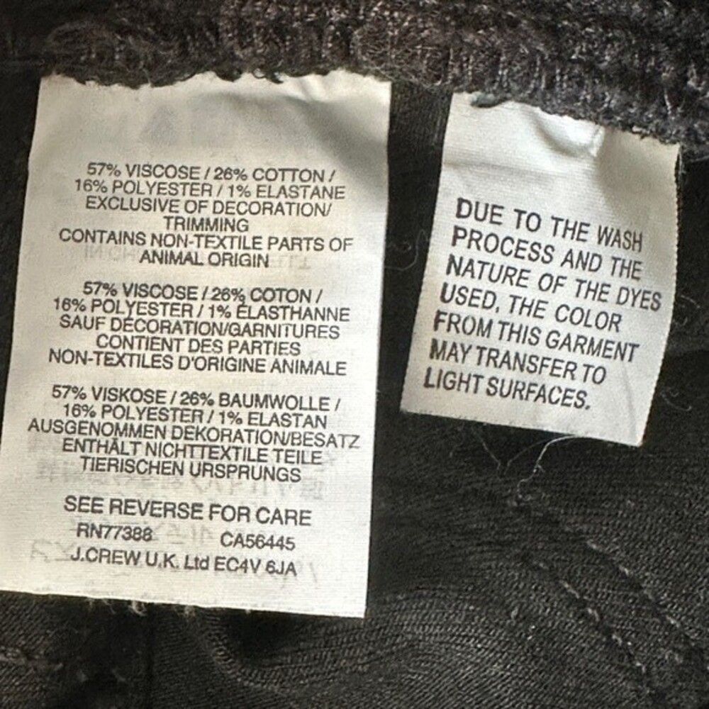 Madewell Jeans Black High Waist Skinny Road-Tripper Jeans Like New Size 30 - Picture 6 of 8